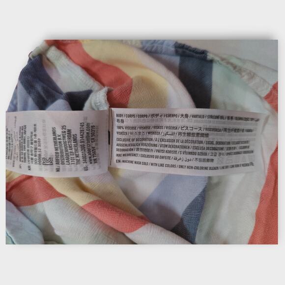 Womens Hollister Striped Button Up Halter Top Size XS - Picture 3 of 5